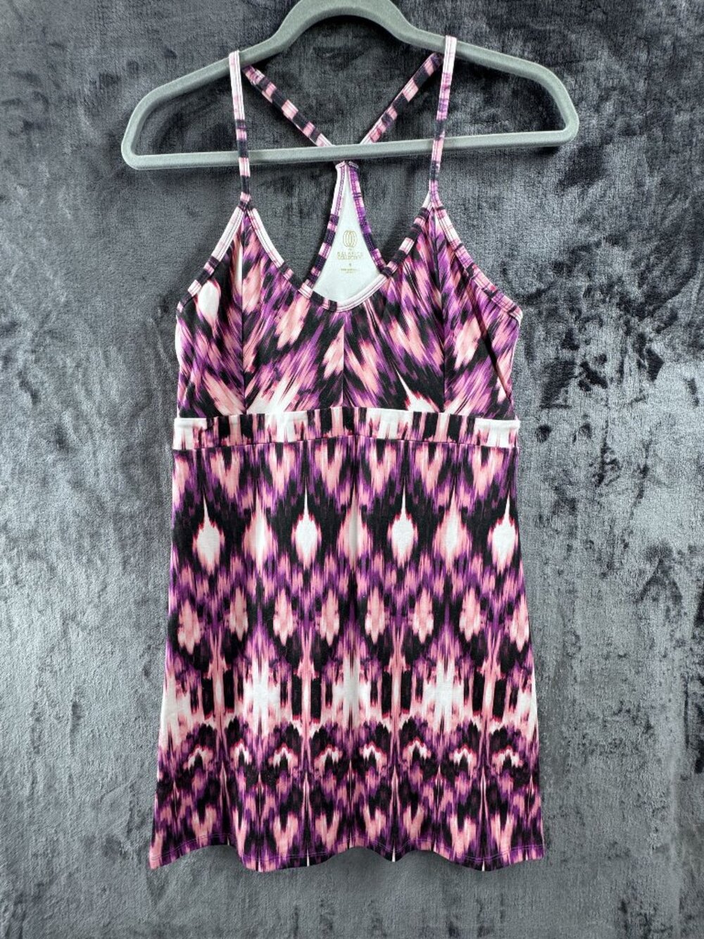 Balance Collection Womens Athletic Dress Sz Small Built in Support Pink & Purple